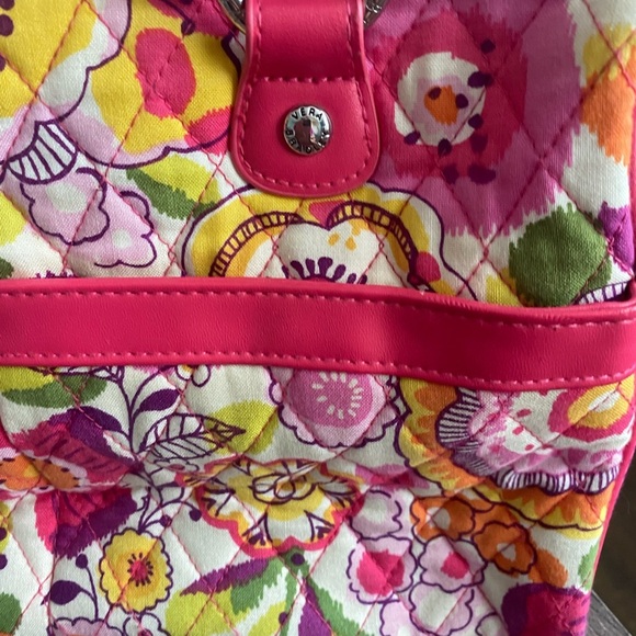 Vera Bradley Mini Loft duffel in clementine - Picture 5 of 16